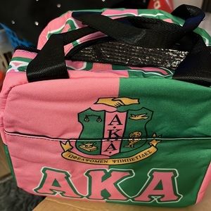 AKA Alpha Kappa Alpha Sorority insulated lunch bag or small purse